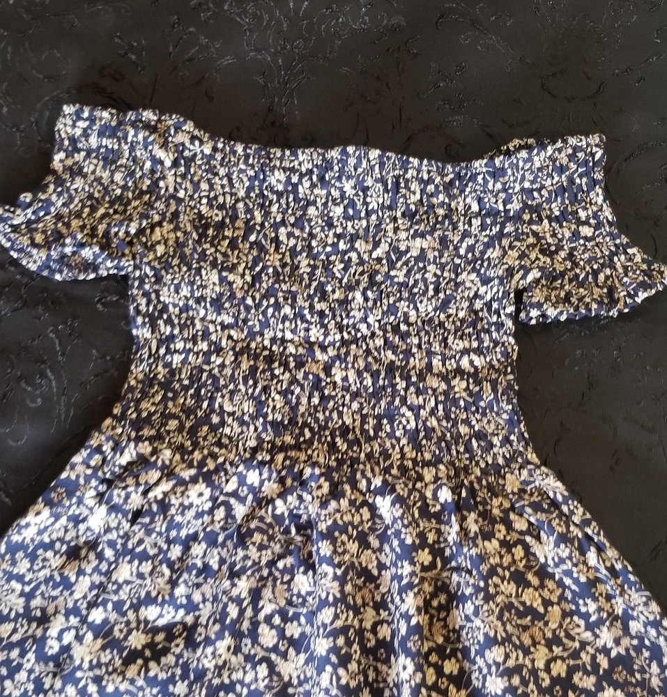 Women's Off Shoulder Print Dress